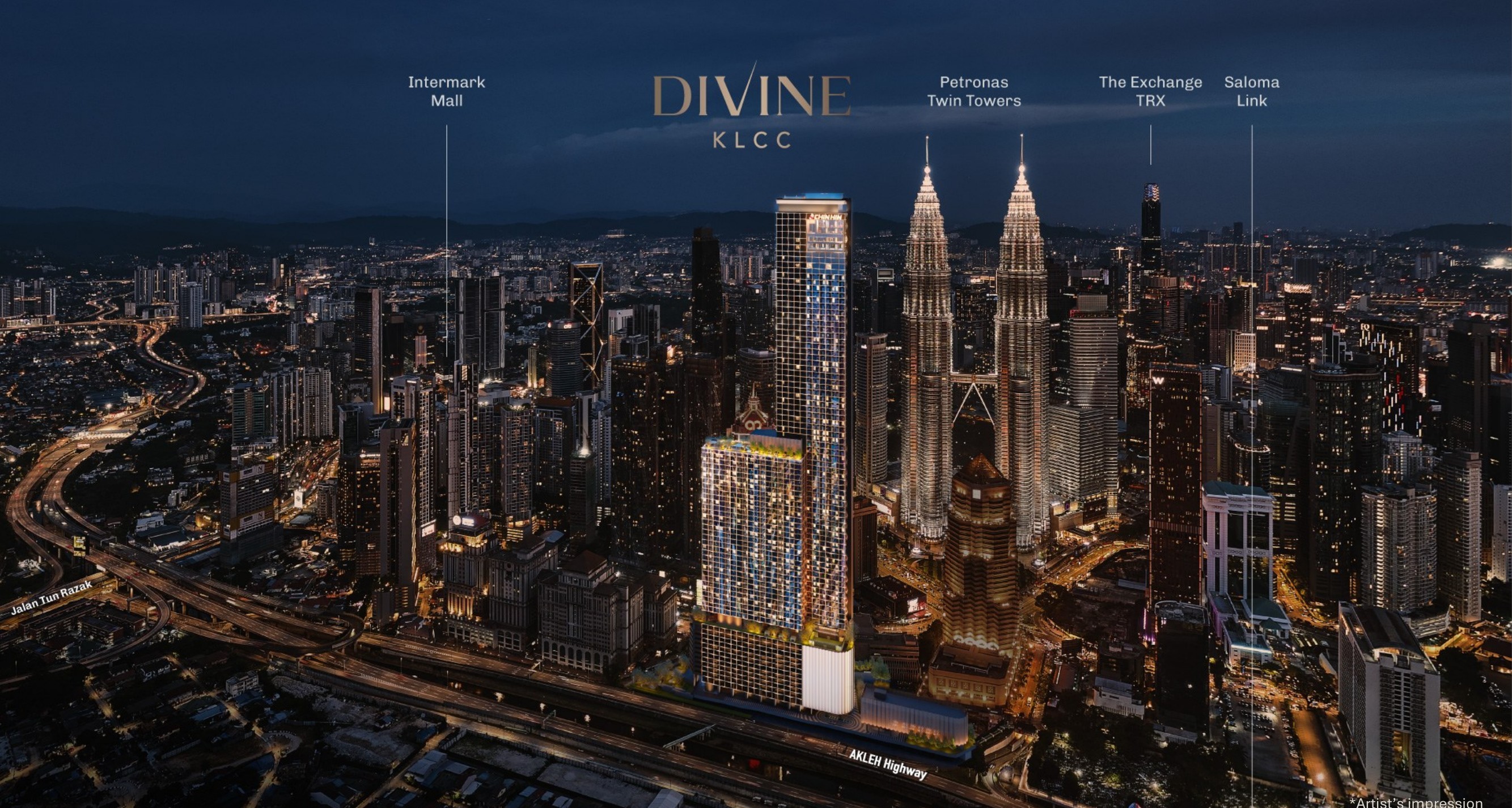 Divine KLCC Aerial View